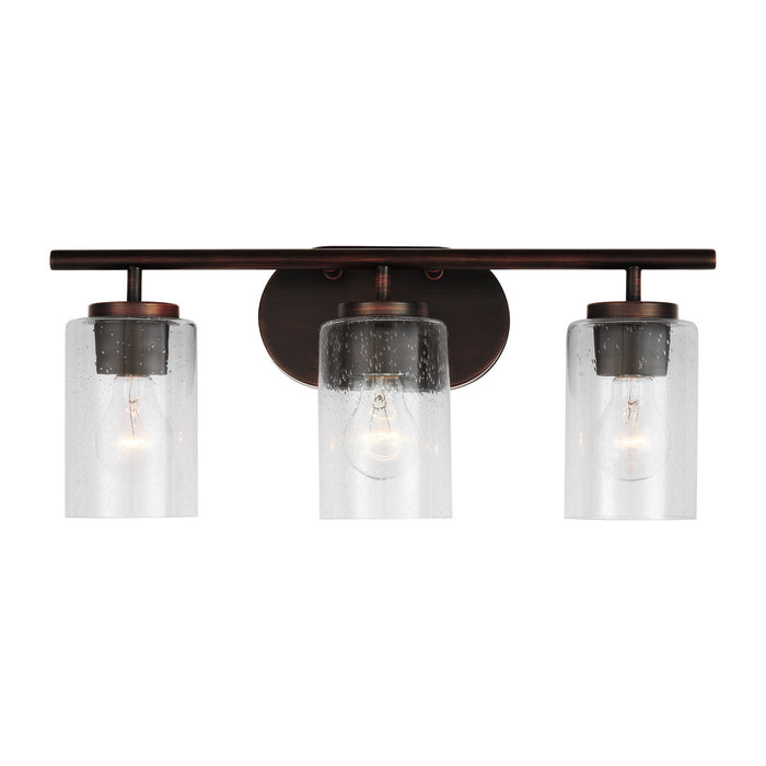 Generation Lighting. - 41172-710 - Three Light Wall / Bath - Oslo - Bronze