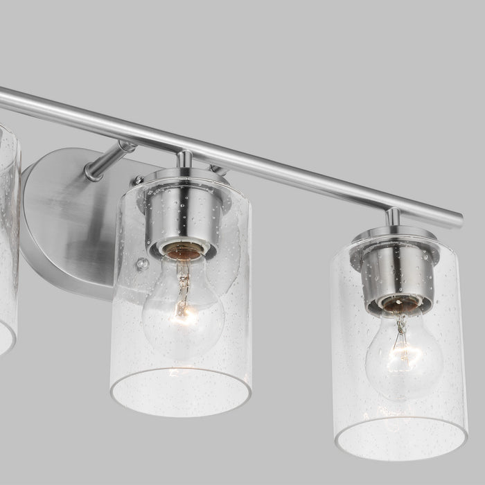 Generation Lighting. - 41172-962 - Three Light Wall / Bath - Oslo - Brushed Nickel