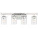 Generation Lighting. - 41173-05 - Four Light Wall / Bath - Oslo - Chrome