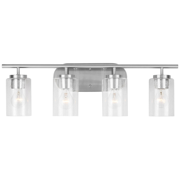 Generation Lighting. - 41173-962 - Four Light Wall / Bath - Oslo - Brushed Nickel