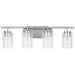 Generation Lighting. - 41173-962 - Four Light Wall / Bath - Oslo - Brushed Nickel