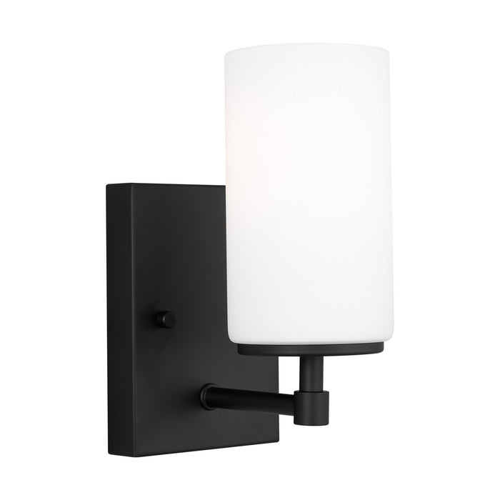 Generation Lighting. - 4124601-112 - One Light Wall / Bath Sconce - Alturas - Midnight Black