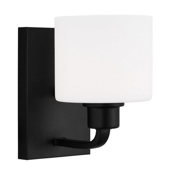 Generation Lighting. - 4128801-112 - One Light Wall / Bath Sconce - Canfield - Midnight Black