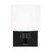 Generation Lighting. - 4128801-112 - One Light Wall / Bath Sconce - Canfield - Midnight Black