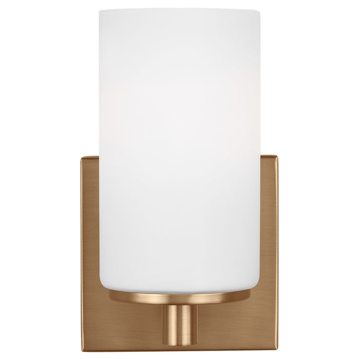 Generation Lighting. - 4139101-848 - One Light Wall / Bath Sconce - Hettinger - Satin Brass