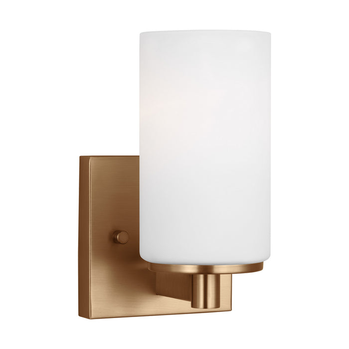 Generation Lighting. - 4139101EN3-848 - One Light Wall / Bath Sconce - Hettinger - Satin Brass