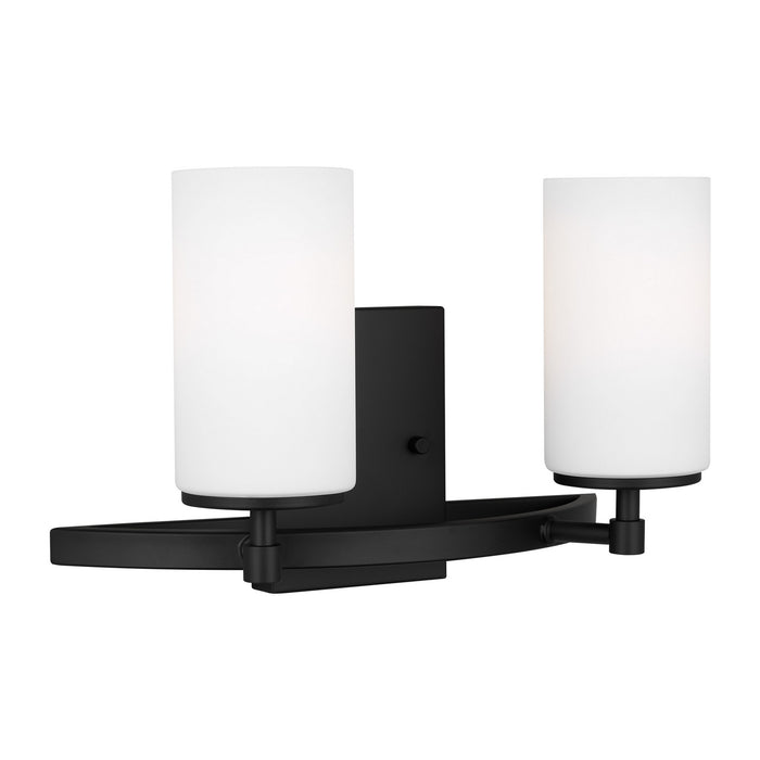 Generation Lighting. - 4424602-112 - Two Light Wall / Bath - Alturas - Midnight Black