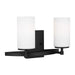 Generation Lighting. - 4424602-112 - Two Light Wall / Bath - Alturas - Midnight Black