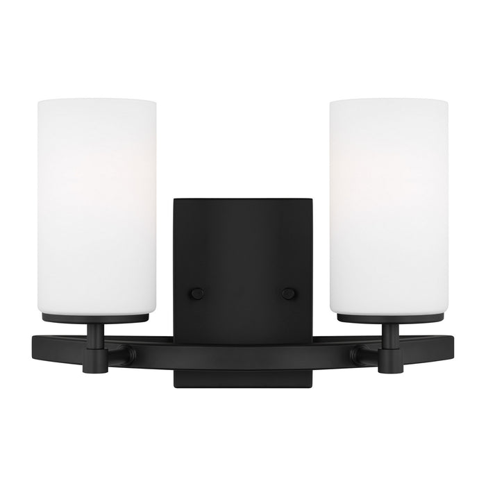 Generation Lighting. - 4424602-112 - Two Light Wall / Bath - Alturas - Midnight Black