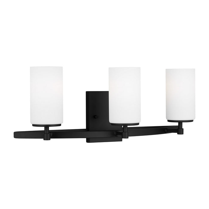 Generation Lighting. - 4424603-112 - Three Light Wall / Bath - Alturas - Midnight Black