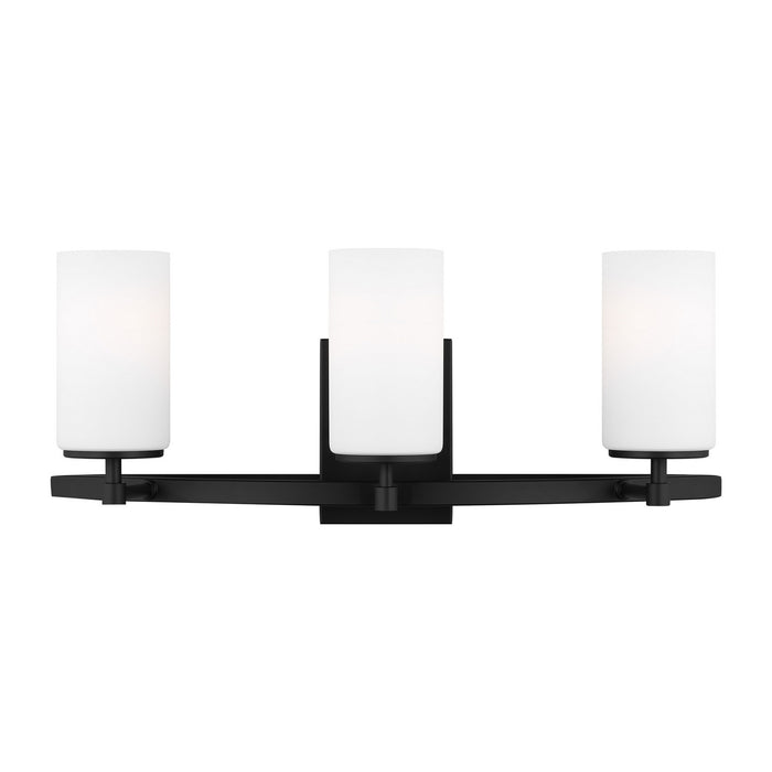 Generation Lighting. - 4424603-112 - Three Light Wall / Bath - Alturas - Midnight Black