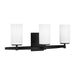 Generation Lighting. - 4424603EN3-112 - Three Light Wall / Bath - Alturas - Midnight Black