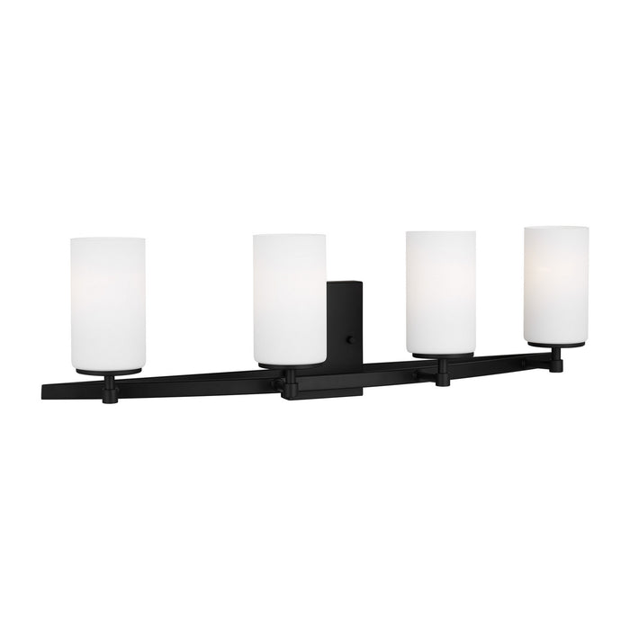 Generation Lighting. - 4424604-112 - Four Light Wall / Bath - Alturas - Midnight Black