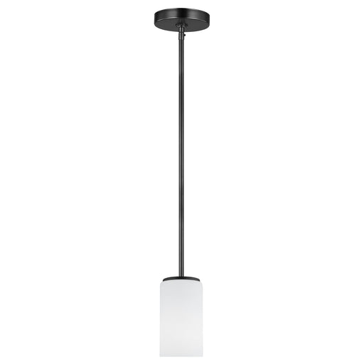 Generation Lighting. - 6124601-112 - One Light Mini-Pendant - Alturas - Midnight Black