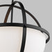 Generation Lighting. - 6624603-112 - Three Light Pendant - Alturas - Midnight Black