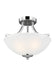 Generation Lighting. - 7716502-05 - Two Light Semi-Flush Convertible Pendant - Geary - Chrome