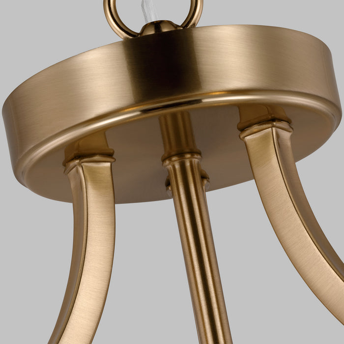 Generation Lighting. - 7716502-848 - Two Light Semi-Flush Convertible Pendant - Geary - Satin Brass