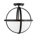 Generation Lighting. - 7724602-112 - Two Light Semi-Flush Convertible Pendant - Alturas - Midnight Black