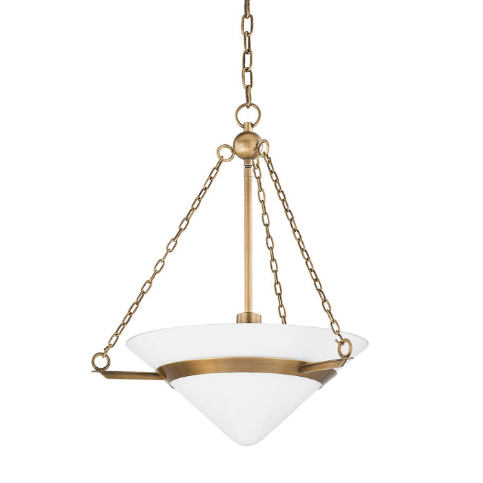 Troy Lighting - F8320-PBR - One Light Pendant - Amador - Patina Brass