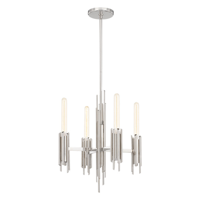 Alora - CH335019PN - Four Light Chandelier - Torres - Polished Nickel