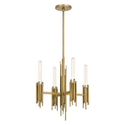 Alora - CH335019VB - Four Light Chandelier - Torres - Vintage Brass