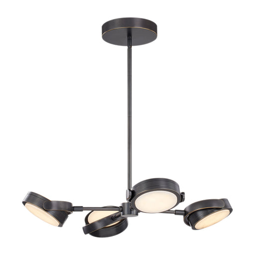 Alora - PD325428UBAR - LED Pendant - Blanco - Urban Bronze/Alabaster