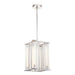 Alora - PD339415PNCR - LED Pendant - Sabre - Polished Nickel/Ribbed Glass