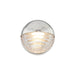 Alora - WV330106PNCR - LED Vanity - Palais - Polished Nickel/Ribbed Glass