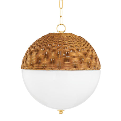 Mitzi - H603701L-AGB - One Light Pendant - Summer - Aged Brass