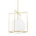 Mitzi - H648701L-AGB - One Light Pendant - Frankie - Aged Brass