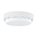 Mitzi - H656503-CMW - Three Light Flush Mount - Wave - Ceramic Matte White