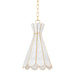 Mitzi - H662701-AGB - One Light Pendant - Lyra - Aged Brass