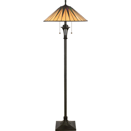 Quoizel - TF9397VB - Two Light Floor Lamp - Gotham - Vintage Bronze