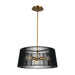 Kichler - 44171BK - Three Light Pendant - Linara - Black