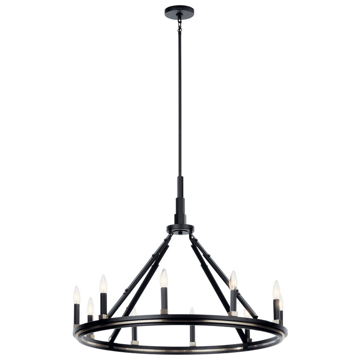 Kichler - 52421BK - Ten Light Chandelier - Emmala - Black