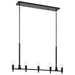 Kichler - 52425BK - Five Light Linear Chandelier - Torvee - Black