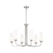 Kichler - 52480PN - Six Light Chandelier - Truby - Polished Nickel