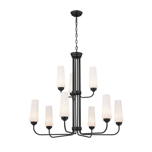 Kichler - 52482BK - Nine Light Chandelier - Truby - Black