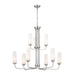 Kichler - 52482PN - Nine Light Chandelier - Truby - Polished Nickel