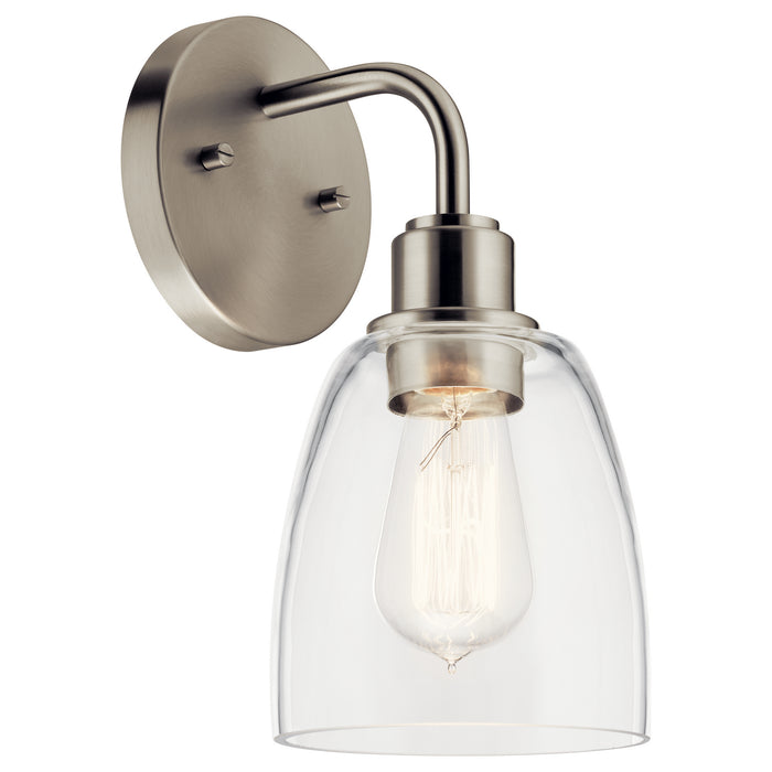 Kichler - 55100NI - One Light Wall Sconce - Meller - Nickel Textured