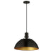 Maxim - 12045ABBK - One Light Pendant - Dawn - Antique Brass / Black