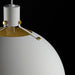 Maxim - 12048WTSBR - One Light Pendant - Dawn - White/Satin Brass