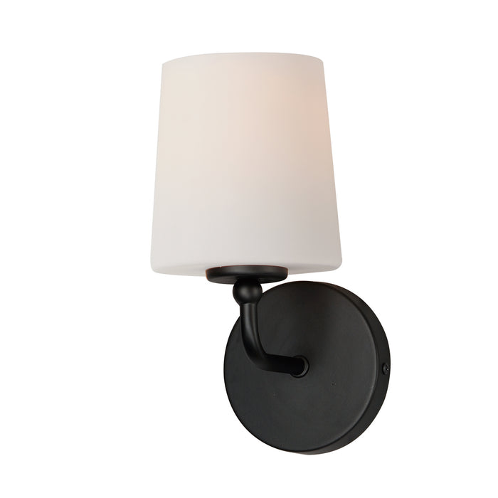 Maxim - 12091SWBK - One Light Wall Sconce - Bristol - Black