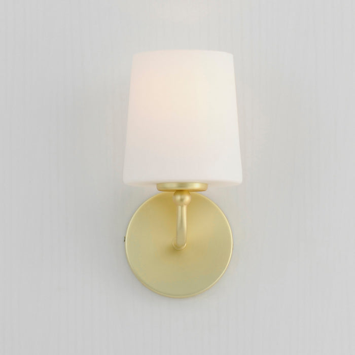 Maxim - 12091SWSBR - One Light Wall Sconce - Bristol - Satin Brass