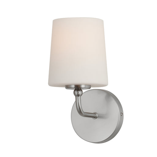 Maxim - 12091SWSN - One Light Wall Sconce - Bristol - Satin Nickel