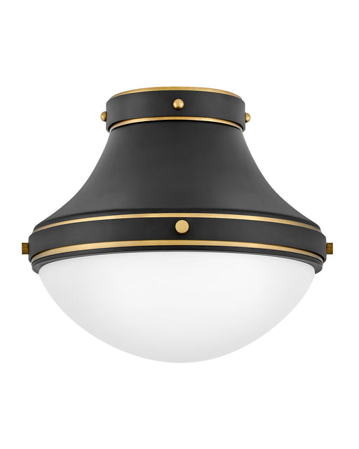 Hinkley - 39051BK - LED Flush Mount - Oliver - Black