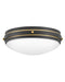 Hinkley - 39053BK - LED Flush Mount - Oliver - Black