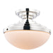 Kalco - 515746PN - One Light Flush Mount - Pasos - Polished Nickel