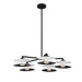 Kalco - 516271WMB - LED Chandelier - Fresno - White and Matte Black