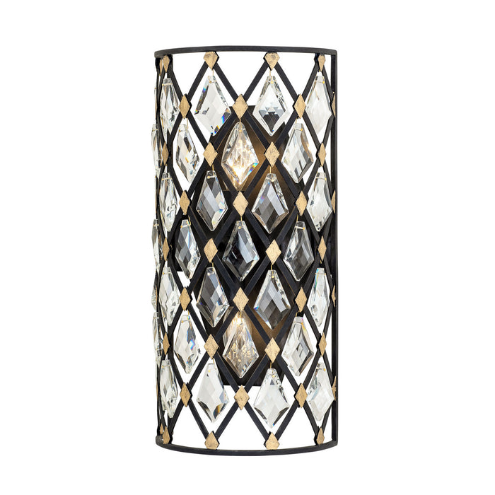 Varaluz - 345W02SCBHG - Two Light Wall Sconce - Windsor - Carbon/Havana Gold